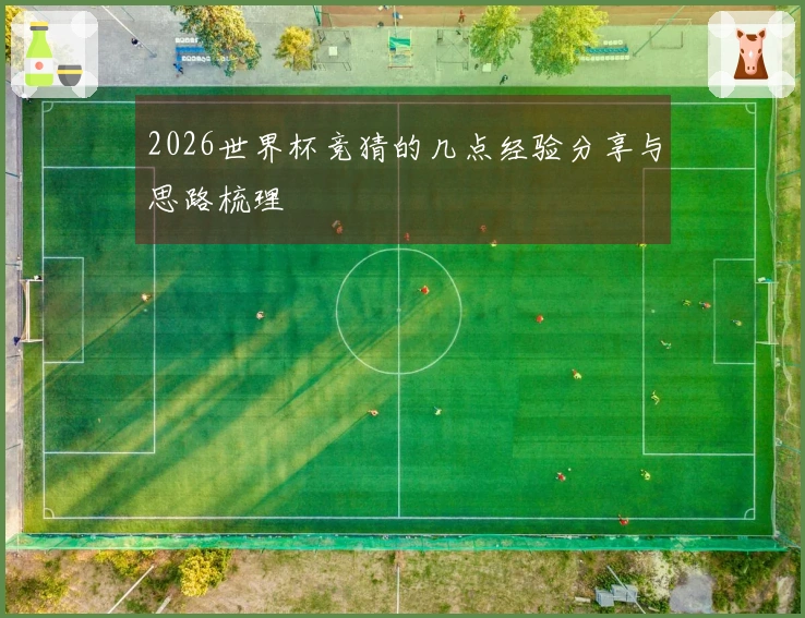 2026世界杯竞猜的几点经验分享与思路梳理